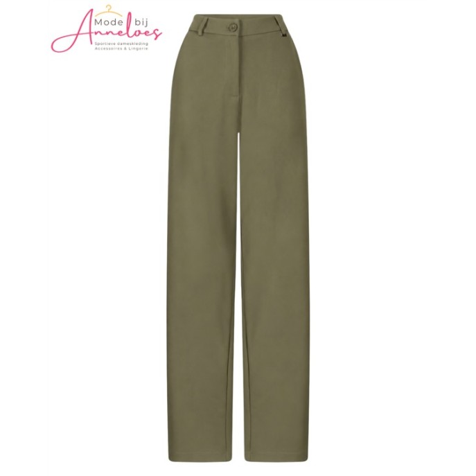 ZOSO Broek Xandra Travel Wide Groen ZOSO Broek Xandra Travel Wide Groen